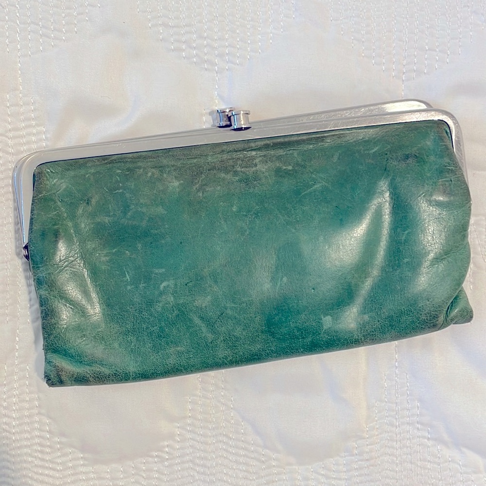 Turquoise Hobo Wallet
